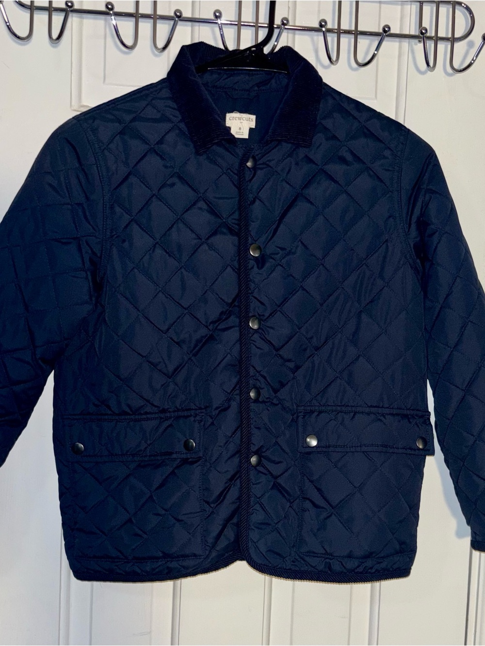 Crewcuts Quilted Navy Lightweight Jacket